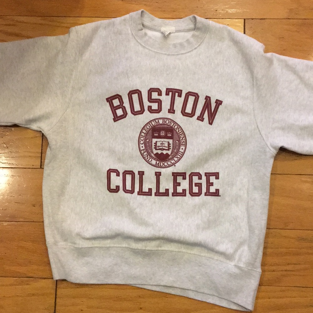 Boston College Crew Neck Sweatshirt